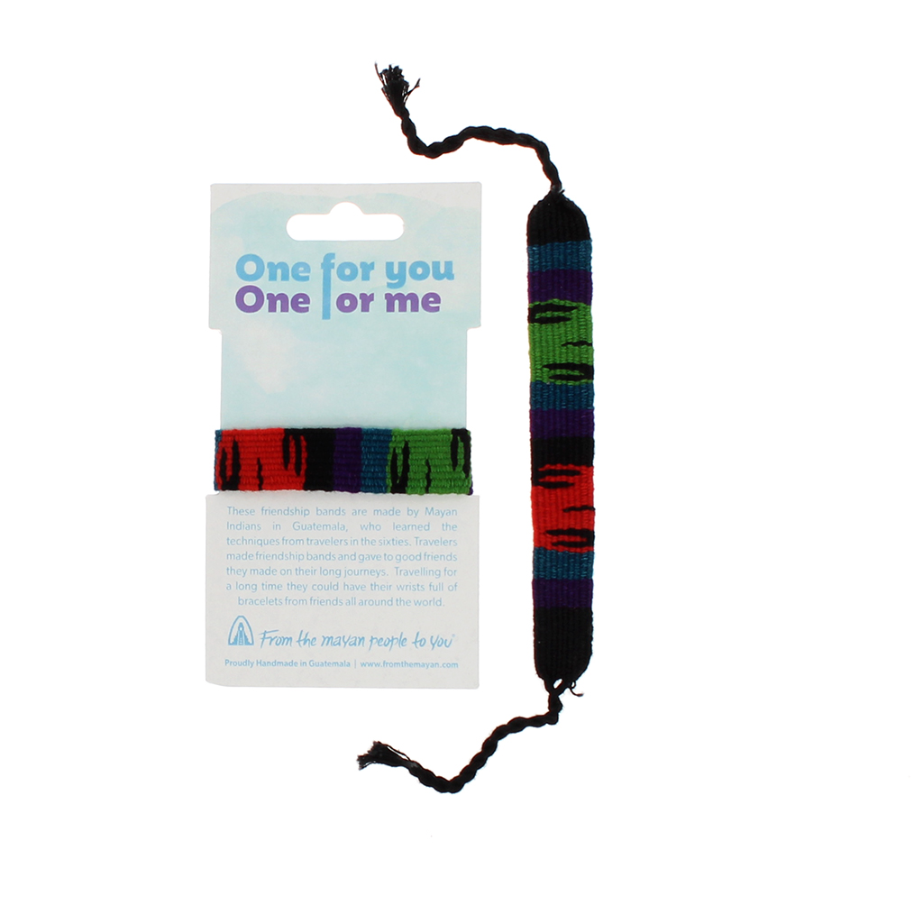 handmade mayan friendship bracelets - assorted