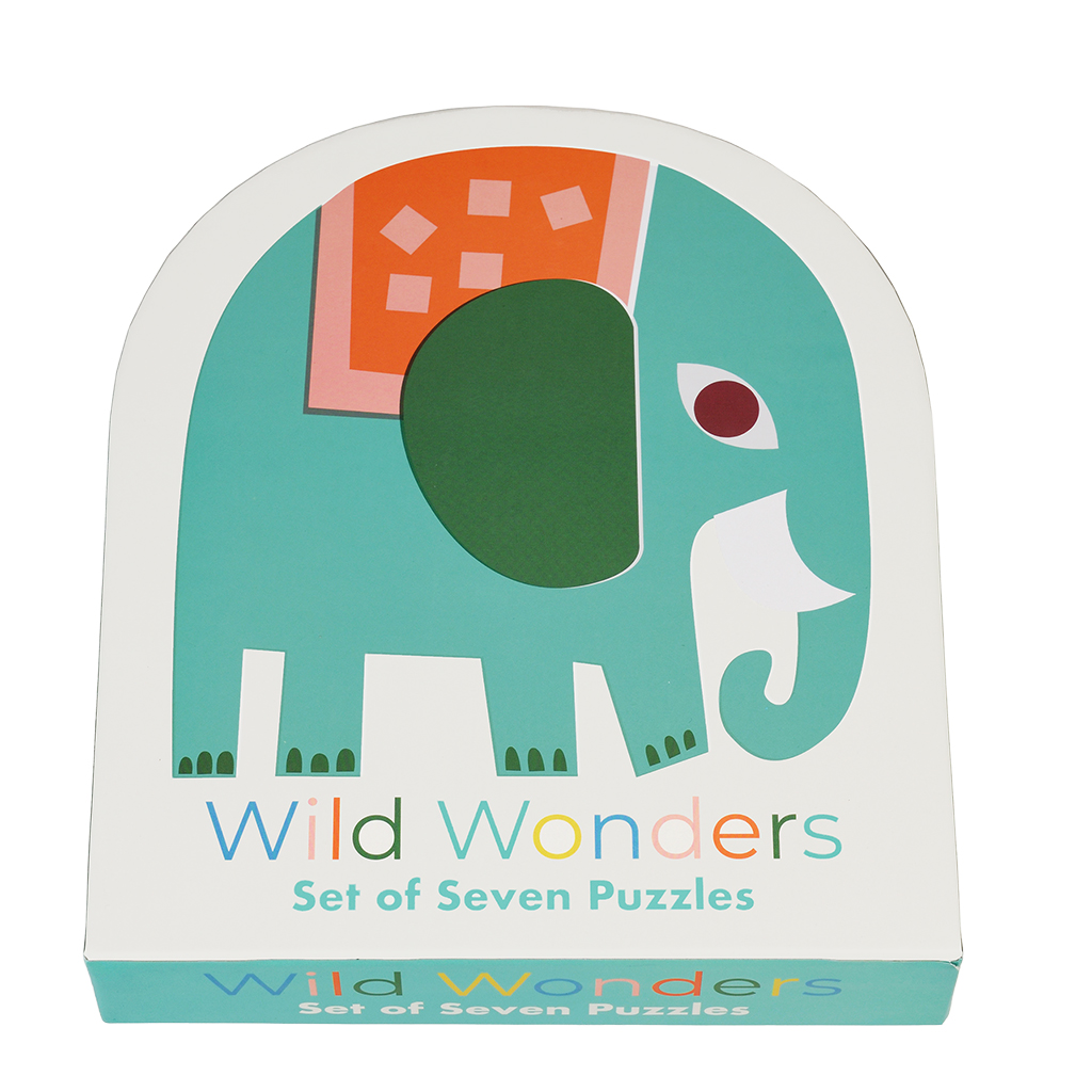 set of 7 puzzles - wild wonders