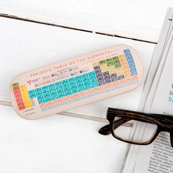 glasses case & cleaning cloth - periodic table glasses case & cleaning cloth - periodic table