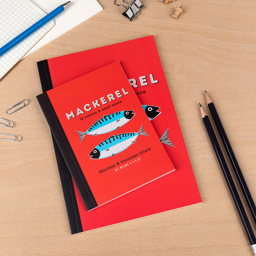 a5 notebook - fish