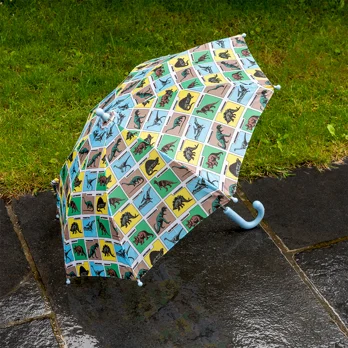 children's push-up umbrella - prehistoric land children's push-up umbrella - prehistoric land