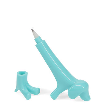 kugelschreiber in dackelform - aqua