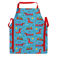 tablier enfant en coton essuyable - sunny sausage dog