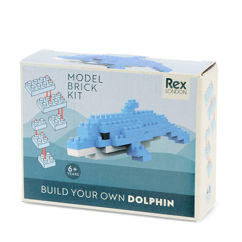 build your own animal model brick kit - dolphin