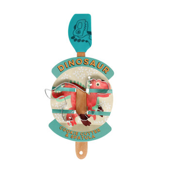 cookie cutter & mini spatula - baby dinos