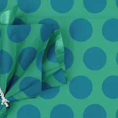 tissue paper (10 sheets) - blue on turquoise spotlight tissue paper (10 sheets) - blue on turquoise spotlight