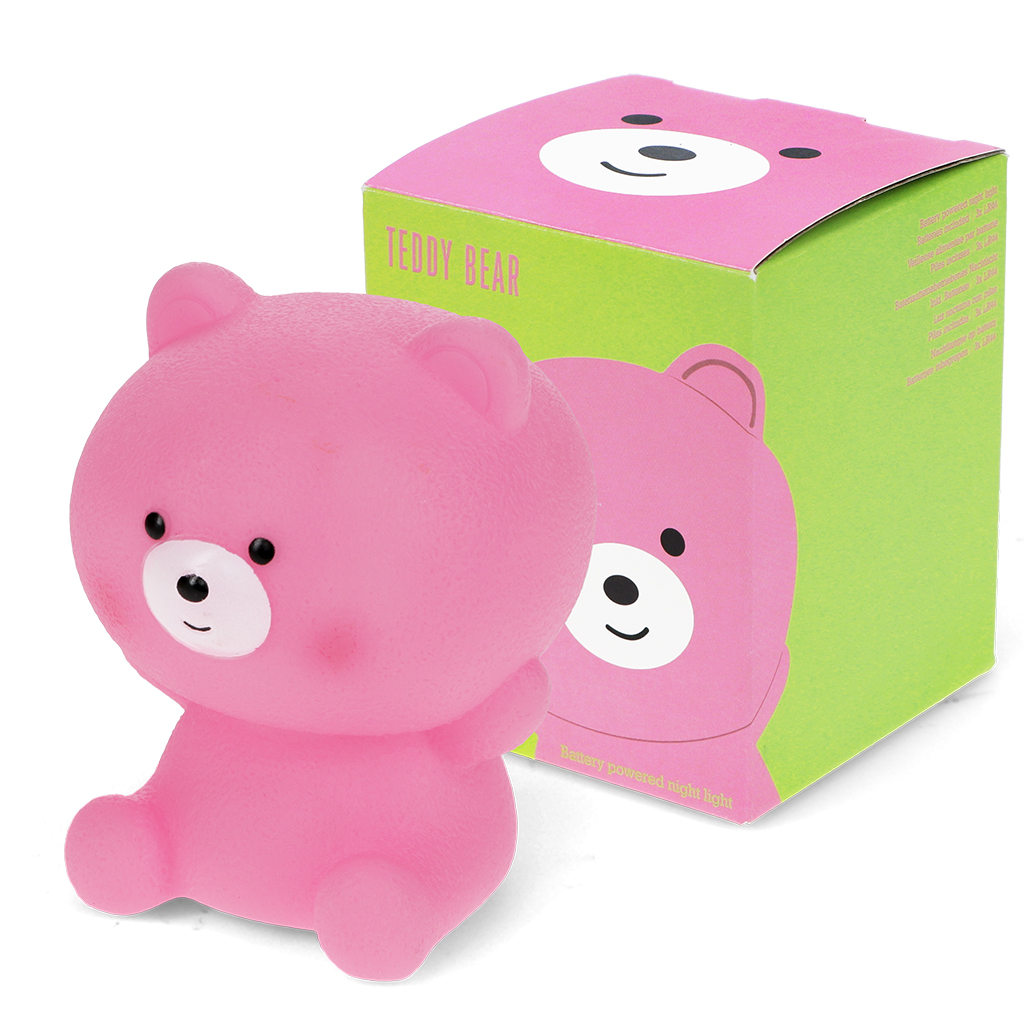 night light - little pink teddy