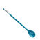 melamine long-handled spoon - petrol blue