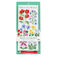 magnetic shopping list - wild flowers