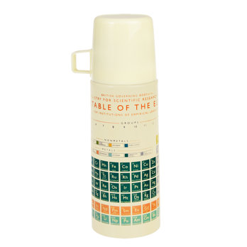 bouteille isotherme motif "table periodique"
