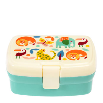 lunch box with tray - wild wonders