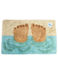 tapis de bain en coton tufté
