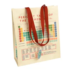 recycled shopping bag - periodic table