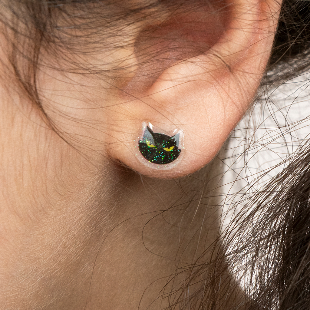boucles d'oreilles autocollantes (30 paires) - effrayant