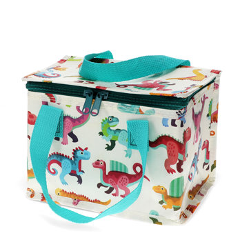 insulated lunch bag - baby dinos
