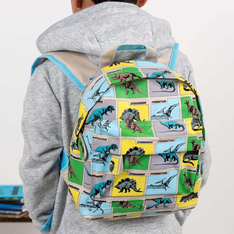 mini children's backpack - prehistoric land