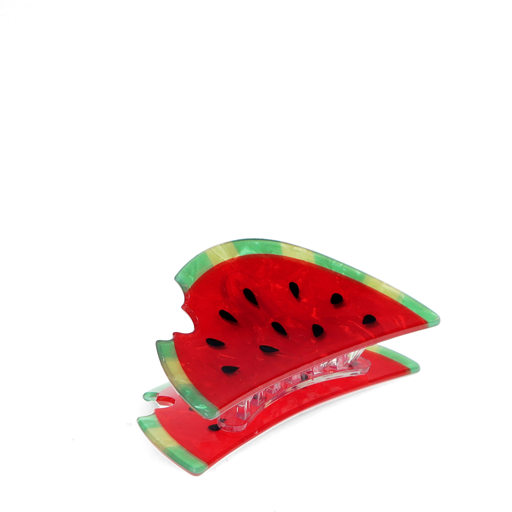 haarklammer - wassermelone