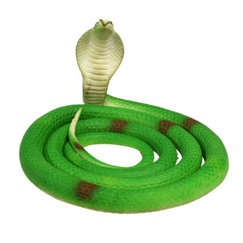 rubber cobra toy (1 metre)