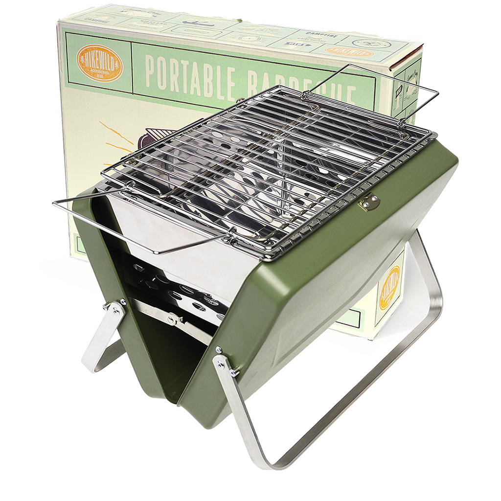 valise portable barbecue - vert foncé