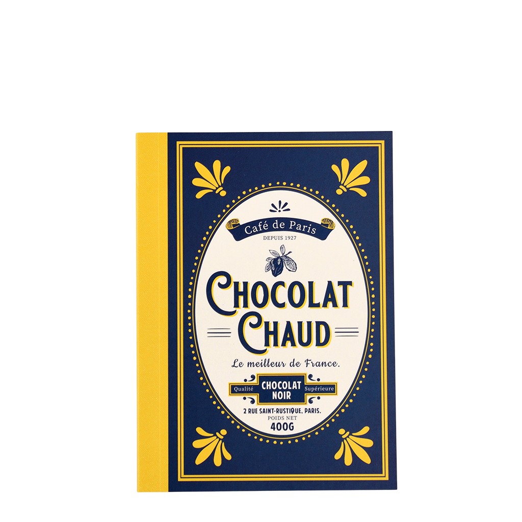 a6 notebook - café de paris "chocolate chaud"