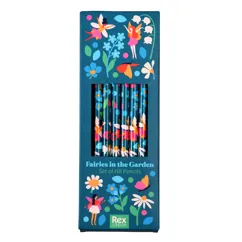 hb pencils (pack of 6) - fairies in the garden