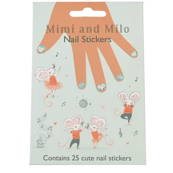 children's nail stickers - mouse ballet children's nail stickers - mouse ballet