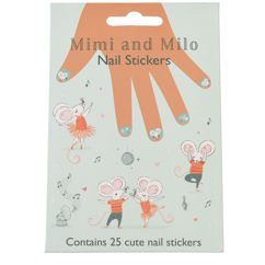 nagel-sticker mimi and milo (set mit 25 stück)