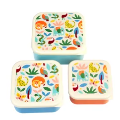 snack boxes (set of 3) - wild wonders snack boxes (set of 3) - wild wonders