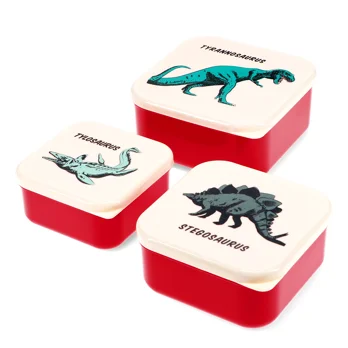 snack boxes (set of 3) - prehistoric land snack boxes (set of 3) - prehistoric land