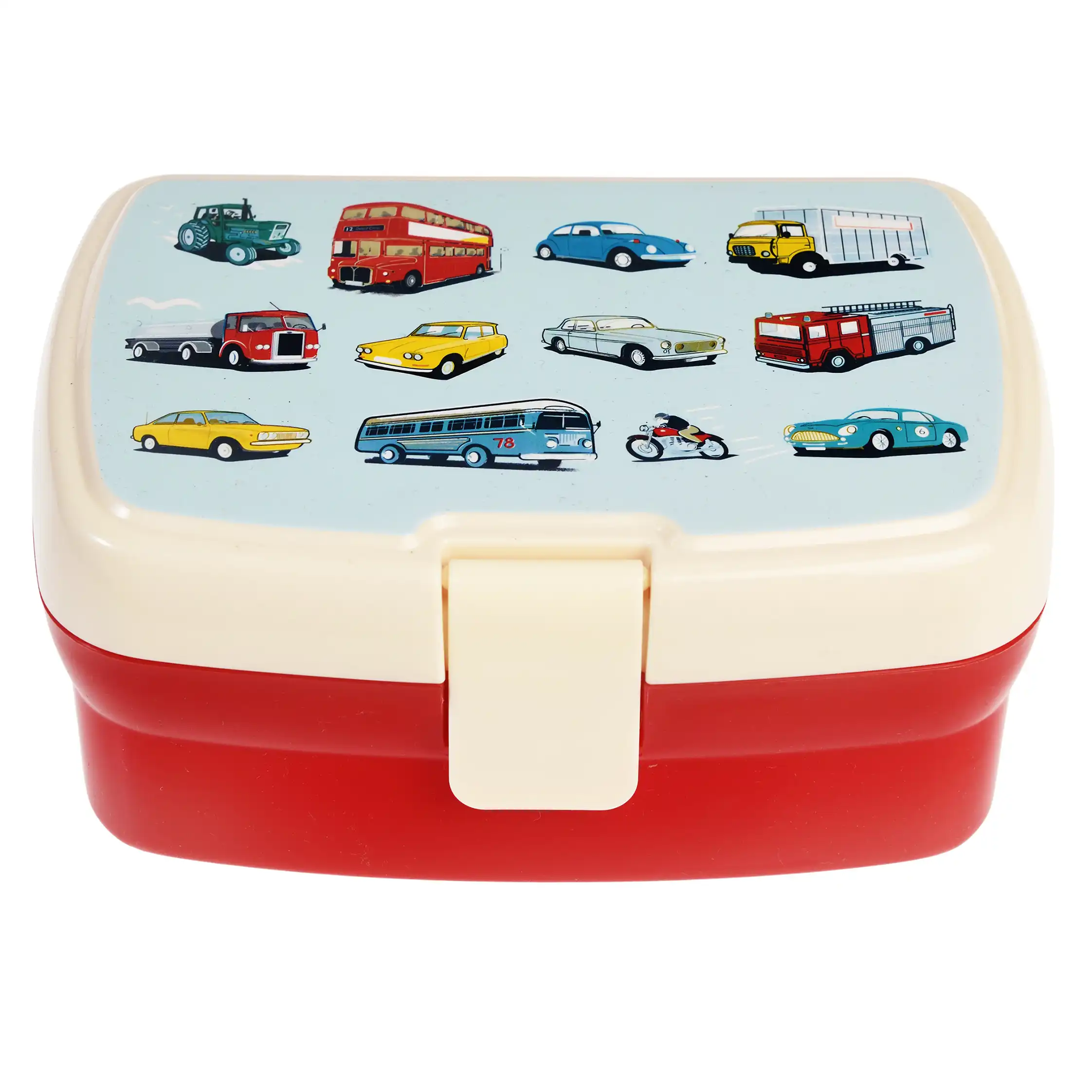 lunch box with tray - road trip