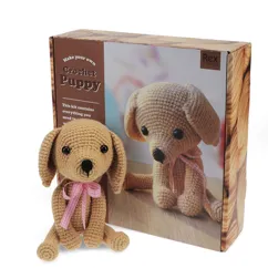 make your own crochet animal kit - puppy make your own crochet animal kit - puppy