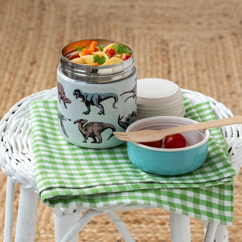 stainless steel food flask - prehistoric land