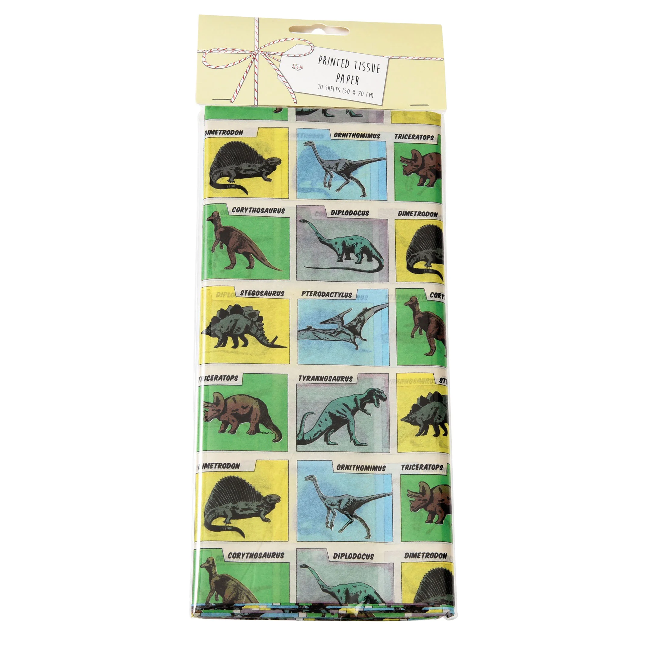 tissue paper (10 sheets) - prehistoric land