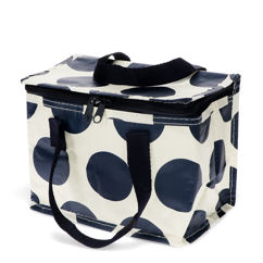 isolierte snacktasche spotlight marineblau auf weiss