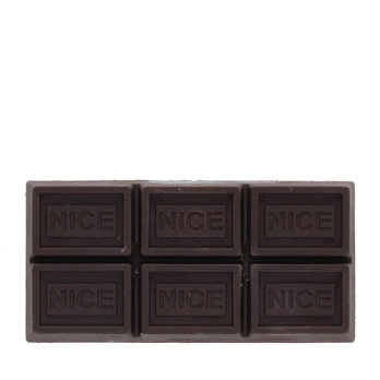 chocolate bar eraser - brown