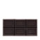 chocolate bar eraser - brown