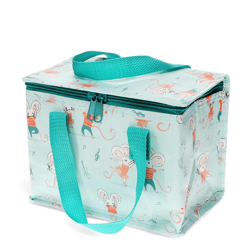 insulated lunch bag - mouse ballet