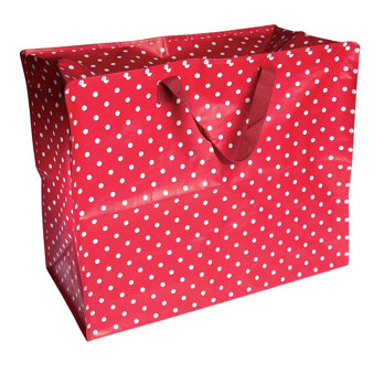 sac de rangement jumbo "retrospot" rouge