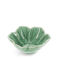 bol à fleurs en céramique 9cm - vert