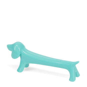 kugelschreiber in dackelform - aqua