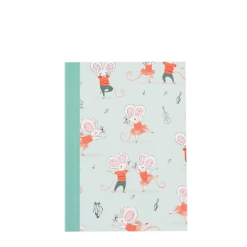 a6 notebook - mouse ballet a6 notebook - mouse ballet
