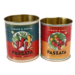 storage tins (set of 2) - passata