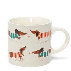 ceramic mug 350ml - sausage dog