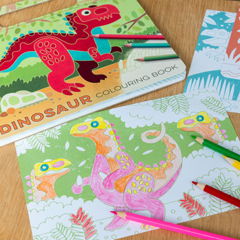 colouring book - baby dinos