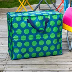 sac de rangement jumbo spotlight vert sur bleu sac de rangement jumbo spotlight vert sur bleu