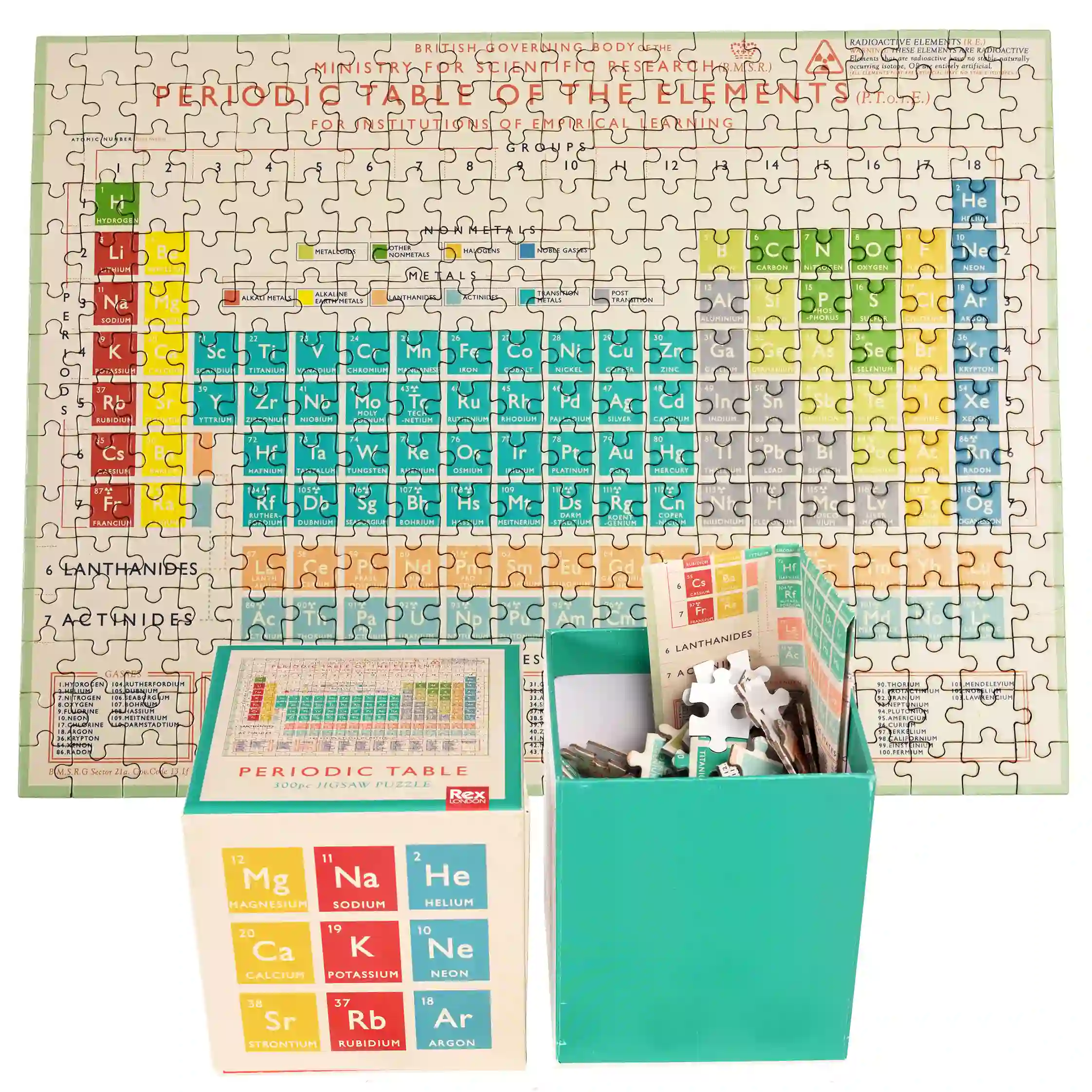 puzzle periodic table (300 teile)