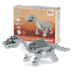 build your own dinosaur model brick kit - diplodocus