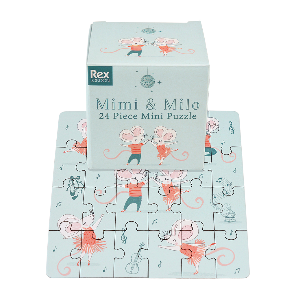 mini jigsaw puzzle - mouse ballet