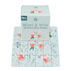 mini-puzzle mimi and milo (24 teile)