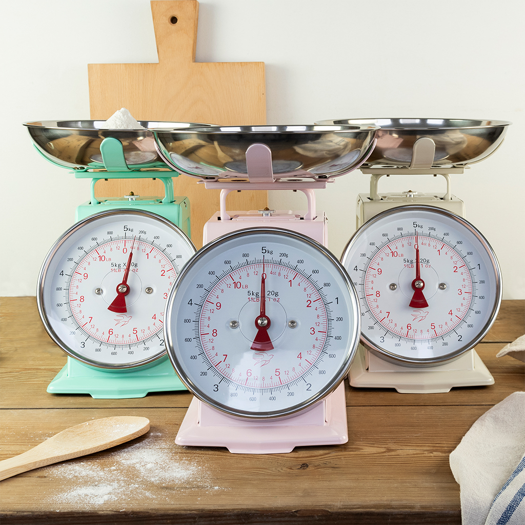 kitchen scales - soft grey